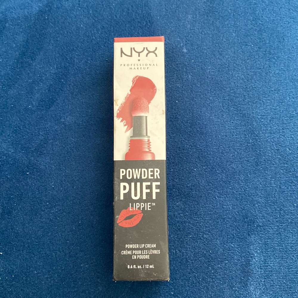 NYX powder puff lippie in pop quiz.